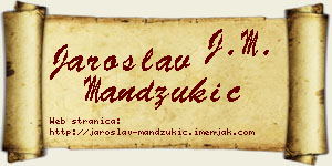 Jaroslav Mandžukić vizit kartica